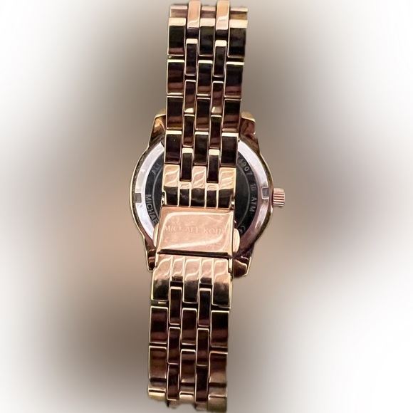 Michael Kors Women's MK3744 Ritz Rose Gold-Tone Watch - Picture 12 of 16